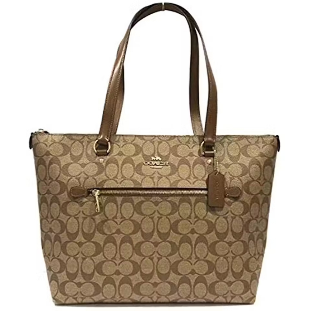 NWT Coach Gallery Tote in signature canvas Style# F79609